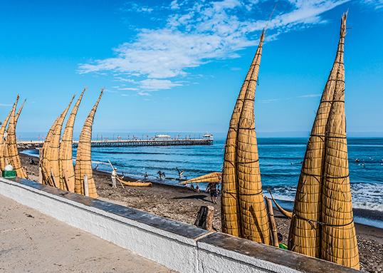 Huanchaco - Lugar turístico en Trujillo, Perú